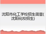 沈阳市化工学校招生简章(沈阳化校招生)