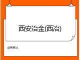 西安冶金(西冶)