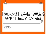 上海未来科技学校市重点率多少(上海重点高中率)