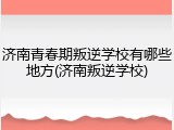 济南青春期叛逆学校有哪些地方(济南叛逆学校)