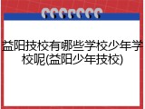 益阳技校有哪些学校少年学校呢(益阳少年技校)