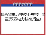 陕西省电力技校中专招生简章(陕西电力技校招生)