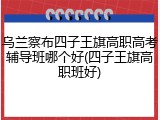 乌兰察布四子王旗高职高考辅导班哪个好(四子王旗高职班好)