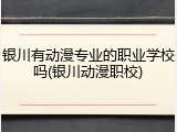 银川有动漫专业的职业学校吗(银川动漫职校)
