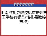 山南洛扎县数控机床培训技工学校有哪些(洛扎县数控技校)