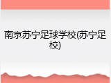南京苏宁足球学校(苏宁足校)