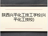 陕西兴平化工技工学校(兴平化工技校)