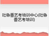吐鲁番艺考培训中心(吐鲁番艺考培训)