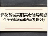 怀化鹤城高职高考辅导班哪个好(鹤城高职高考班好)