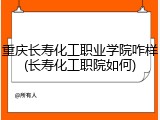 重庆长寿化工职业学院咋样(长寿化工职院如何)