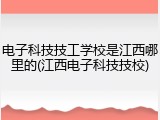电子科技技工学校是江西哪里的(江西电子科技技校)