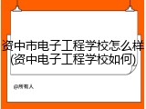 资中市电子工程学校怎么样(资中电子工程学校如何)