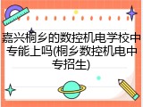 嘉兴桐乡的数控机电学校中专能上吗(桐乡数控机电中专招生)