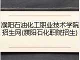 濮阳石油化工职业技术学院招生网(濮阳石化职院招生)