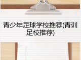 青少年足球学校推荐(青训足校推荐)
