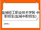 盐城轻工职业技术学院 中职招生(盐城中职招生)