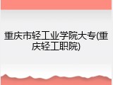 重庆市轻工业学院大专(重庆轻工职院)