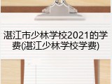 湛江市少林学校2021的学费(湛江少林学校学费)
