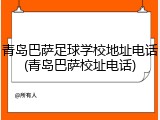 青岛巴萨足球学校地址电话(青岛巴萨校址电话)