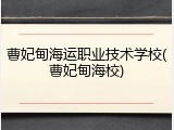 曹妃甸海运职业技术学校(曹妃甸海校)