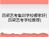 吕梁艺考集训学校哪家好(吕梁艺考学校推荐)
