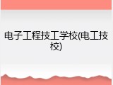 电子工程技工学校(电工技校)