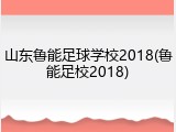 山东鲁能足球学校2018(鲁能足校2018)