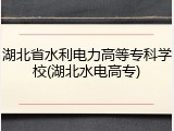湖北省水利电力高等专科学校(湖北水电高专)