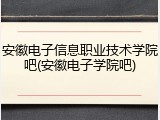 安徽电子信息职业技术学院吧(安徽电子学院吧)