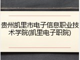 贵州凯里市电子信息职业技术学院(凯里电子职院)
