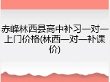 赤峰林西县高中补习一对一上门价格(林西一对一补课价)