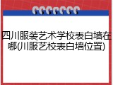 四川服装艺术学校表白墙在哪(川服艺校表白墙位置)