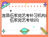 宜昌伍家岗艺考补习机构(伍家岗艺考培训)