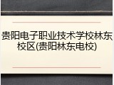 贵阳电子职业技术学校林东校区(贵阳林东电校)