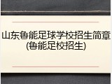 山东鲁能足球学校招生简章(鲁能足校招生)
