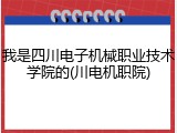 我是四川电子机械职业技术学院的(川电机职院)