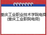 重庆工业职业技术学院电商(重庆工业职院电商)