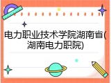电力职业技术学院湖南省(湖南电力职院)