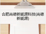 合肥尚德新能源科技(尚德新能源)