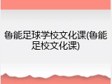 鲁能足球学校文化课(鲁能足校文化课)