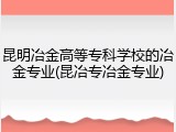 昆明冶金高等专科学校的冶金专业(昆冶专冶金专业)