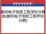 廊坊电子信息工程学校分数线(廊坊电子信息工程学校分数)