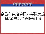 金昌有色冶金职业学院怎么样(金昌冶金职院好吗)