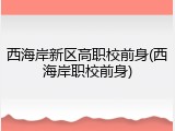 西海岸新区高职校前身(西海岸职校前身)