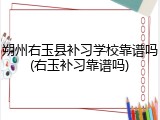 朔州右玉县补习学校靠谱吗(右玉补习靠谱吗)