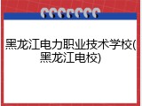 黑龙江电力职业技术学校(黑龙江电校)
