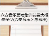 六安音乐艺考集训花费大概是多少(六安音乐艺考费用)