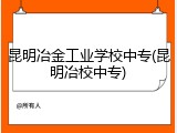 昆明冶金工业学校中专(昆明冶校中专)
