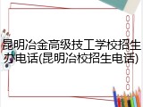 昆明冶金高级技工学校招生办电话(昆明冶校招生电话)