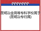 昆明冶金高等专科学校属于(昆明冶专归属)